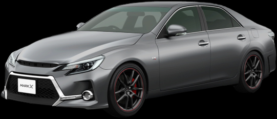 新型マークX Gs マイカメタリック 右フロント