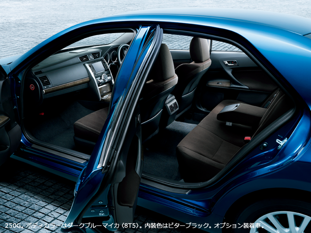 sinngataマークX 青 ドア オープン